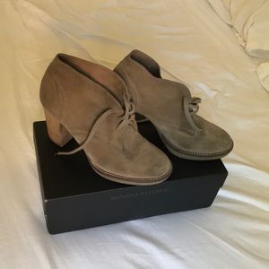 J. Crew Tan Heeled Boots